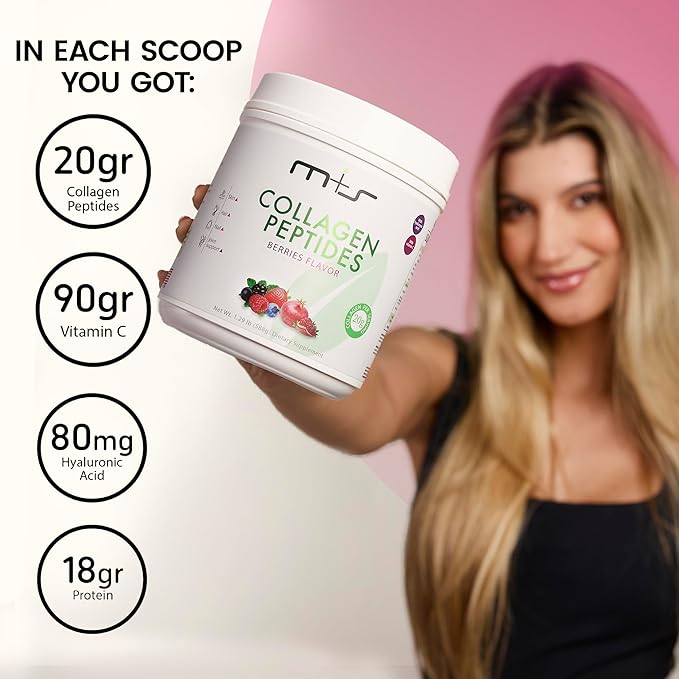 M+S Collagen Peptides Powder with Vitamin 1.29 Lb