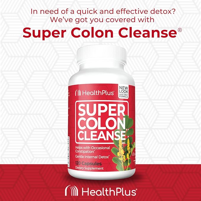 Health Plus Super Colon Cleanse 10 120 Capsules