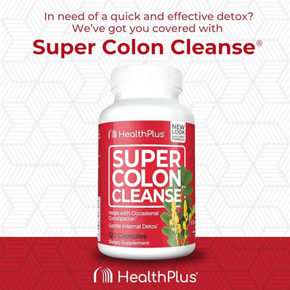Health Plus Super Colon Cleanse 10 120 Capsules