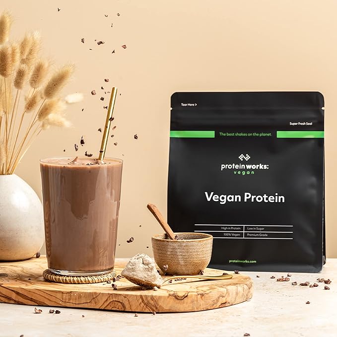 Vegan Protein Powder 100% Plant-Based 25g Protein 2.20 Pounds