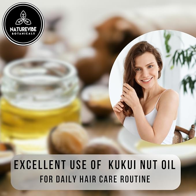 Naturevibe Botanicals Kukui Nut Oil 32 Ounces 100% Pure