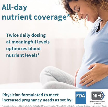 Methylated Prenatal Multivitamin, Folate for MTHFR, 6 x 60 Tablets,