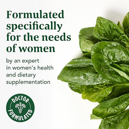MegaFood Women's 40+ Advanced Multivitamin for Women D3, Vitamin K2 & 60 Tabs (30 servings)