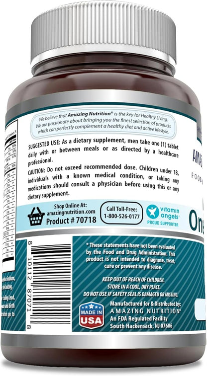 Amazing Formulas Men's Multivitamin 75 Tablets 25 Million