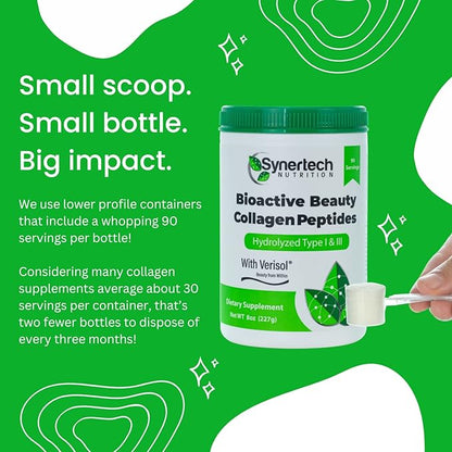 Bioactive Collagen Peptides Powder (90 Servings) 18 Amino
