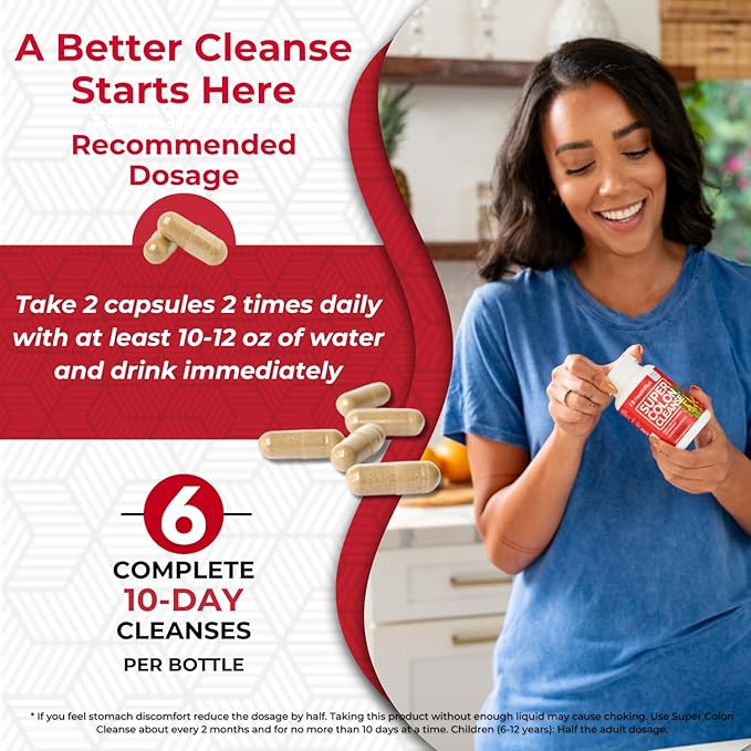 Health Plus Super Colon Cleanse 10 240 Capsules