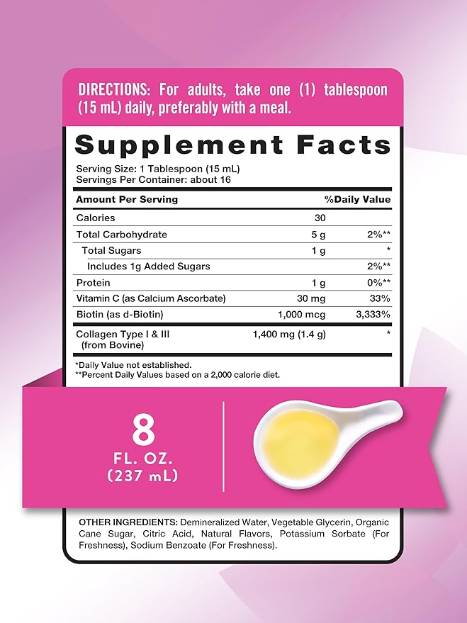 Nature's Truth Liquid Collagen 8 oz