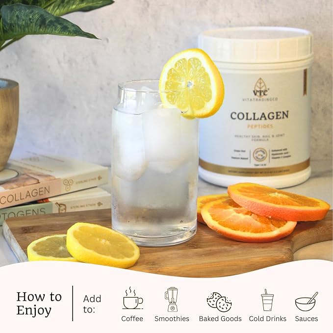 VTC VitaTradingCo. Grass-Fed Collagen Peptides Powder 30 Servings