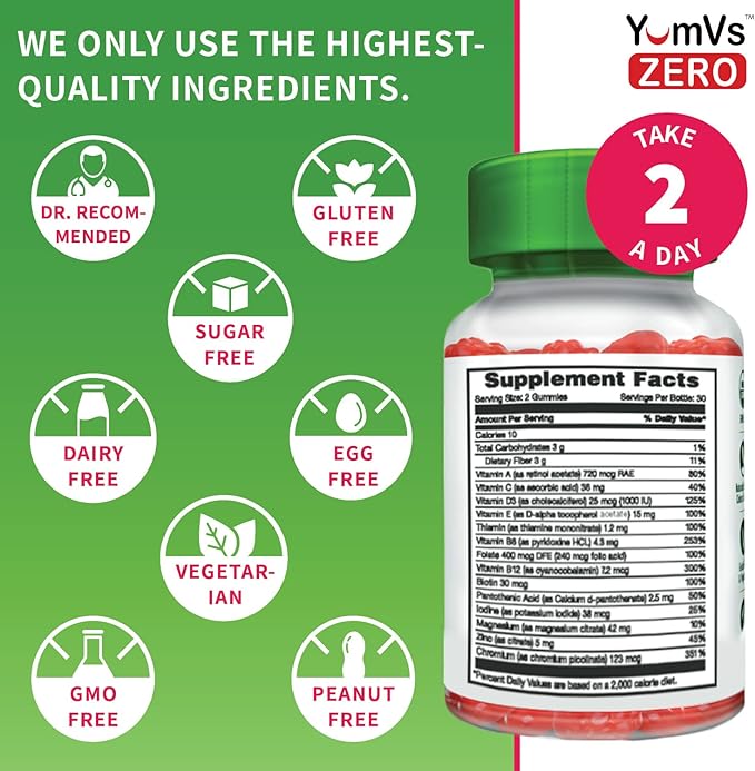 YUM-V'S YumVs Multivitamin Gummies 60 Count
