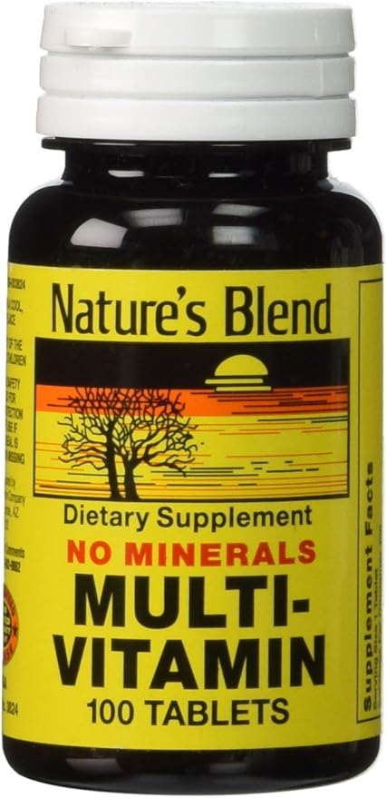 Nature's Blend Multi-Vitamin No Minerals 100 3824)