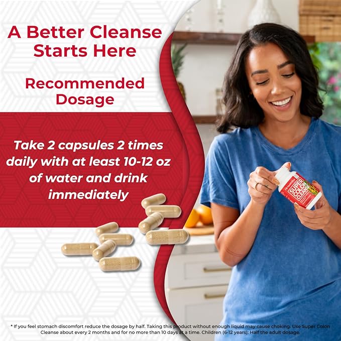 Health Plus Super Colon Cleanse: 10-Day 12 Cleanses, 480 Capsules
