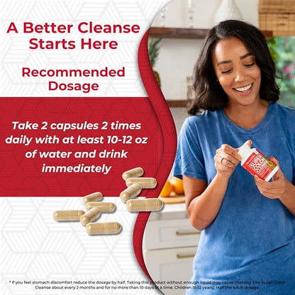 Health Plus Super Colon Cleanse: 10-Day 12 Cleanses, 480 Capsules