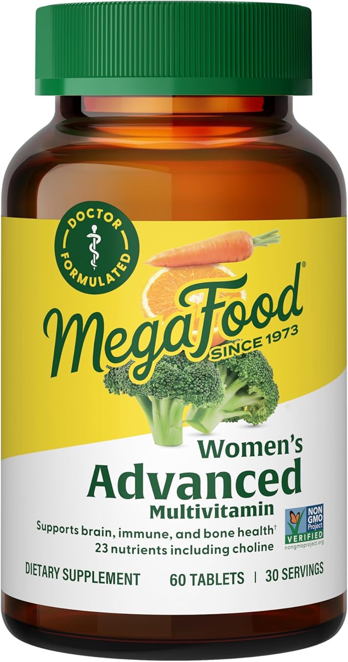 MegaFood Women's Advanced Multivitamin for Women 60 Tabs (30 Servings)
