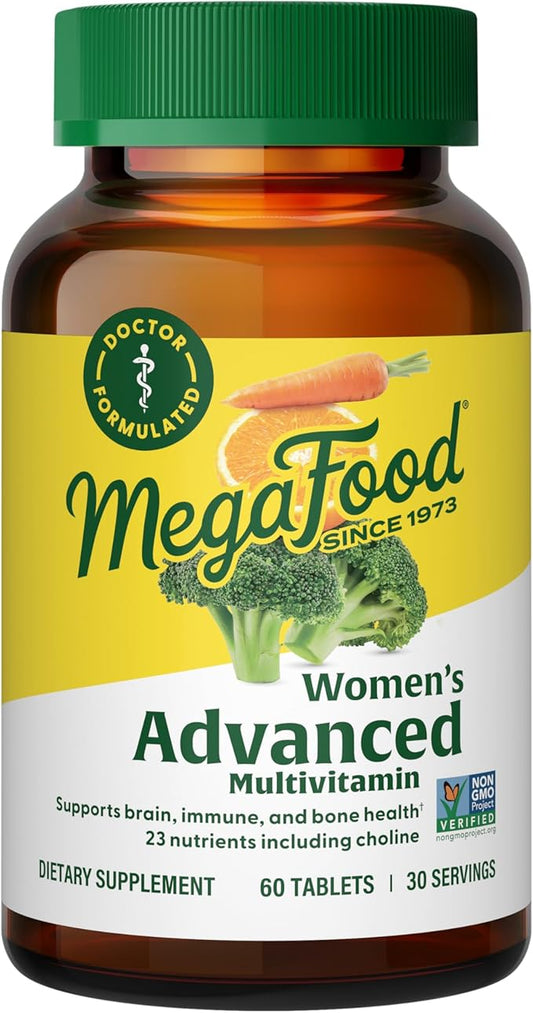 MegaFood Women's Advanced Multivitamin for Women 60 Tabs (30 Servings)