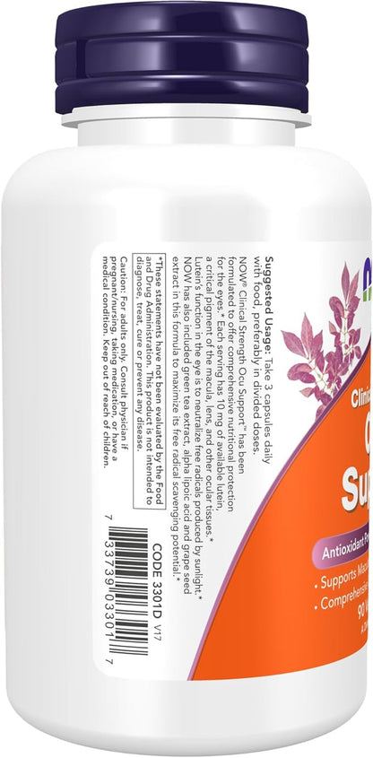 NOW Supplements, Ocu Support™with FloraGLO® Lutein, 90 Veg
