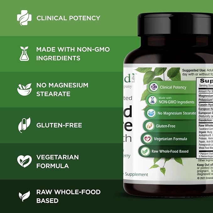 EMERALD LABS Blood Pressure Health 90 Vegetable