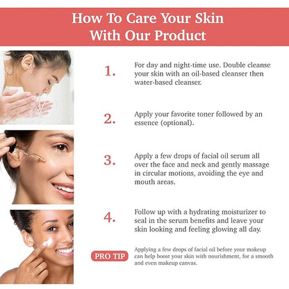 NATURAL VITAMIN E Facial Serum for Hydrating Softening Dry Face Skin Everyday Use Vegan Pairs Well with Vitamin C Face Serum & Hylunaric Acid Moisturizer 30ml PURIFECT MADE IN USA