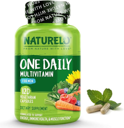 NATURELO Mens Multivitamins 120 Vegetarian
