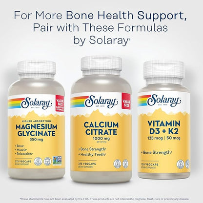 Solaray Calcium Citrate Complex, 1000 mg (68 Serv, 275 Count)