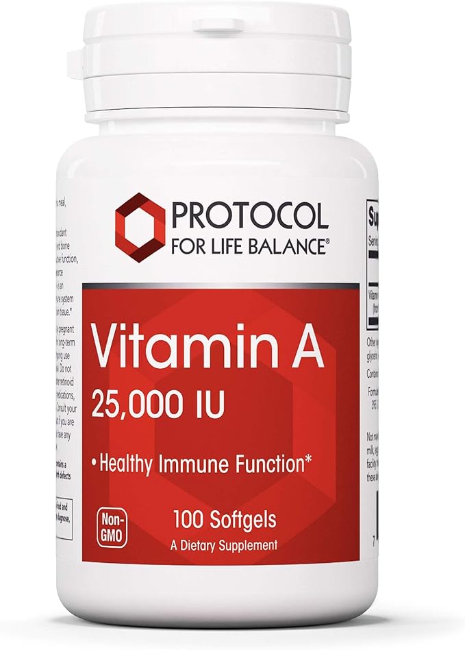 Protocol Vitamin A 25,000 IU 100 Softgels