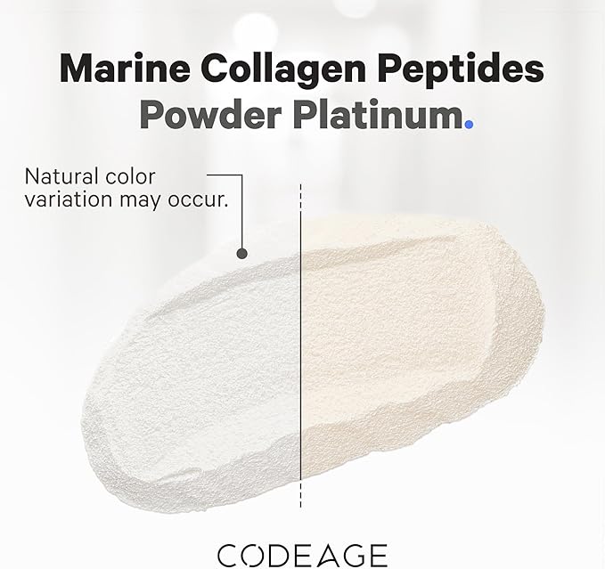 Codeage Marine Collagen Protein Powder Supplement, 10,000 mcg, D3 & B6, Keratin, 11.50 oz