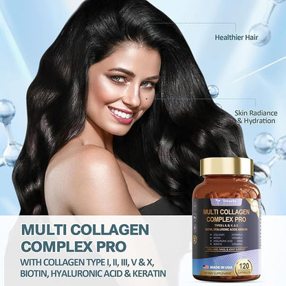 18-in-1 Collagen Pro with Hyaluronic Aicd, 120 Caps