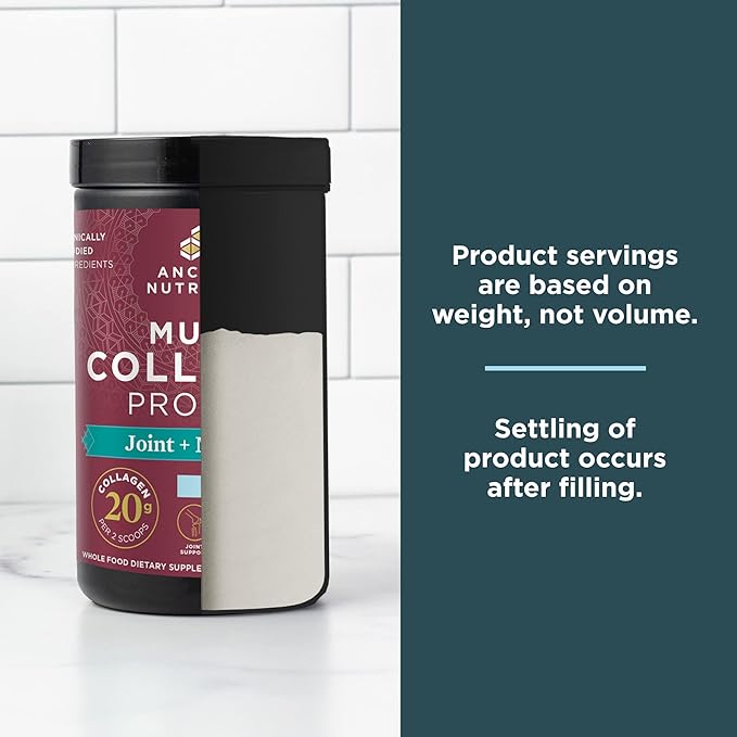 Ancient Nutrition Collagen Powder Protein, Multi 20 Serving, 7.48oz