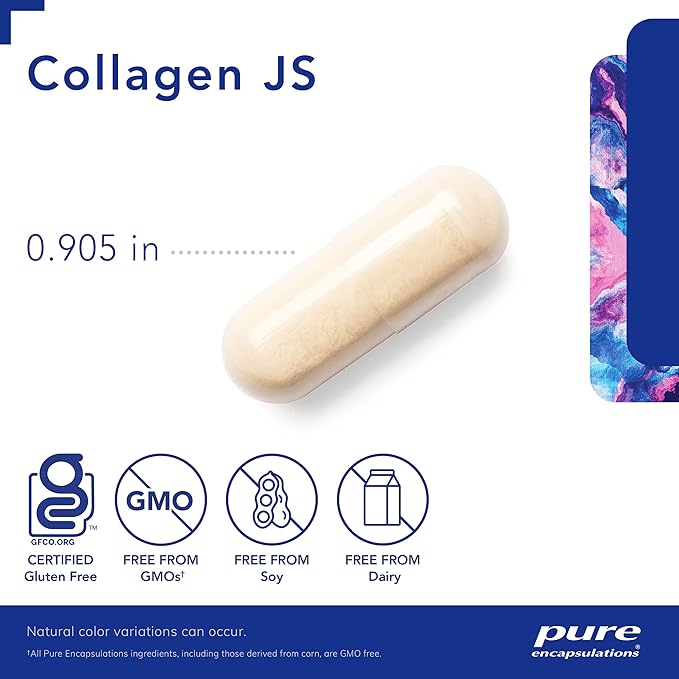 Pure Encapsulations Collagen JS 1,000 mg 60 Capsules