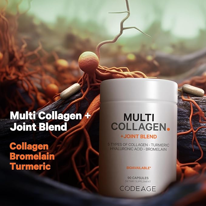 Codeage Multi Collagen Protein + Joint 5 Types 90 Capsules