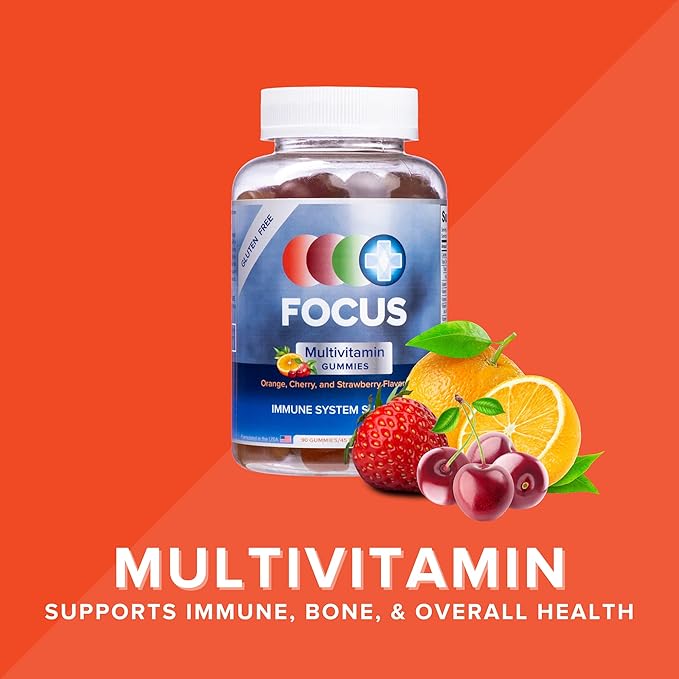 Focus Multivitamin Gummies 90 Ct, 45 Day