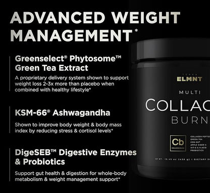 Super Collagen Burn Powder for Women KSM66, Apple