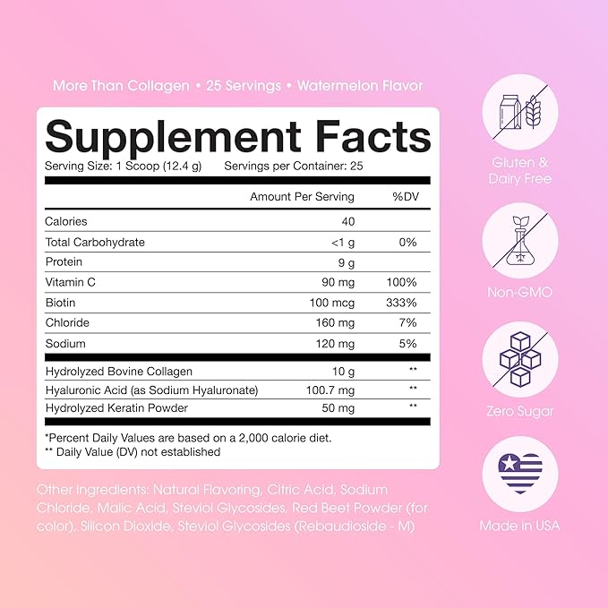 Obvi More Than Collagen Powder 25 Servings