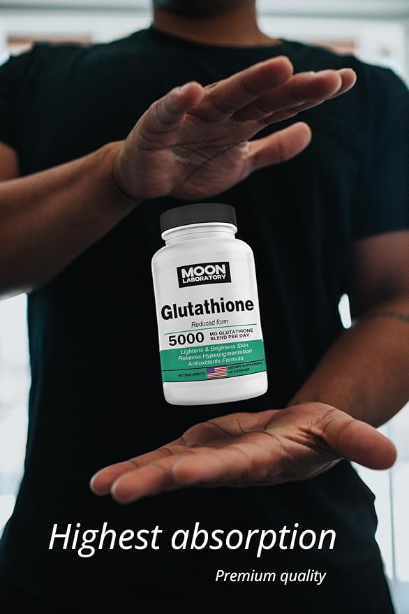 Premium Glutathione Supplement 5000mg |Reduced Form|, 60 Softgels