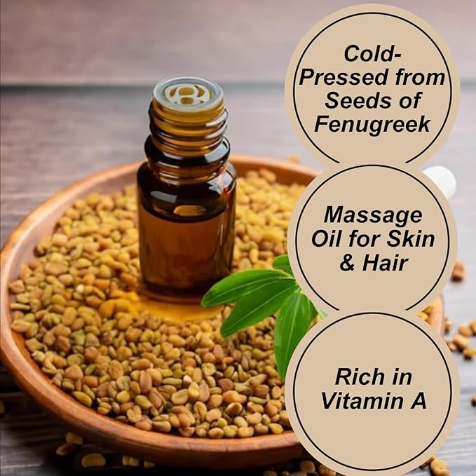 Naturevibe Botanicals Fenugreek Oil 32 Ounces 100% Pure