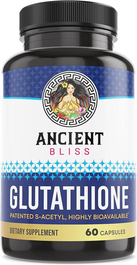 Ancient Bliss S-Acetyl Glutathione Supplement Cellular (60 Capsules)