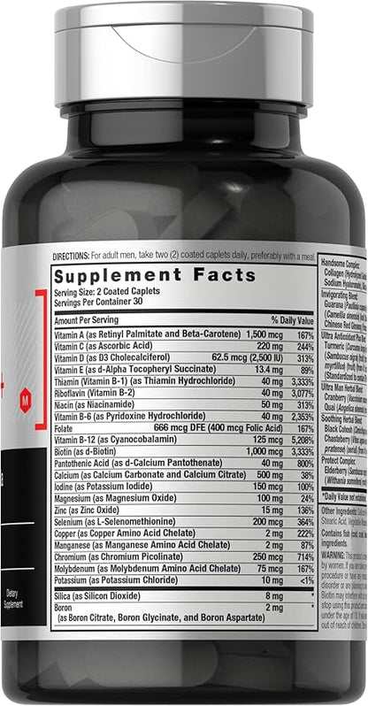 Horbäach Men's Multivitamin 50 Plus 60 Caplets