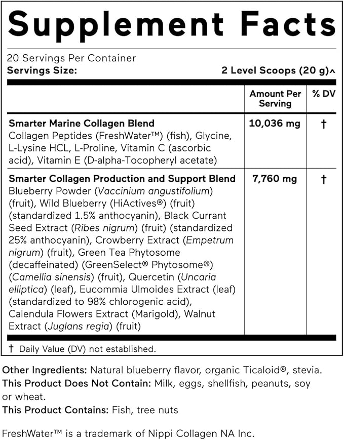 Smarter Skin Collagen (120 Servings)