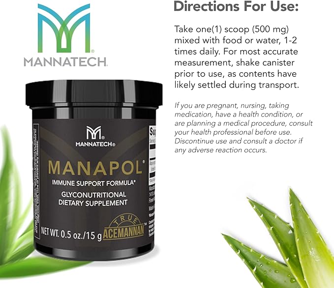 Mannatech Manapol Immune Support Formula 0.5oz/15g