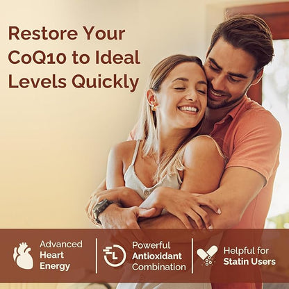Ubiquinol CoQ10 600 MG Softgels Omega-3 & Coenzyme-Q10, Active CoQ10 Ubiquinol 120 Servings