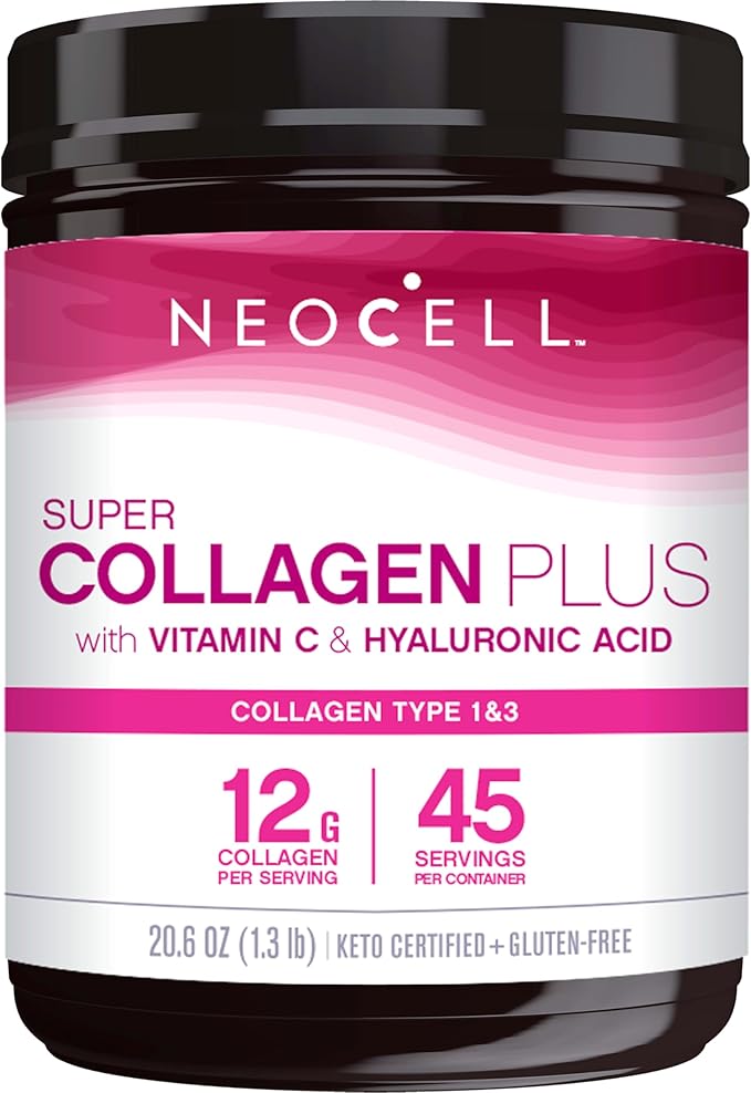 NeoCell Super Collagen Powder, Collagen Plus 1 & 3, 12g 12g Collagen 20.6 Oz