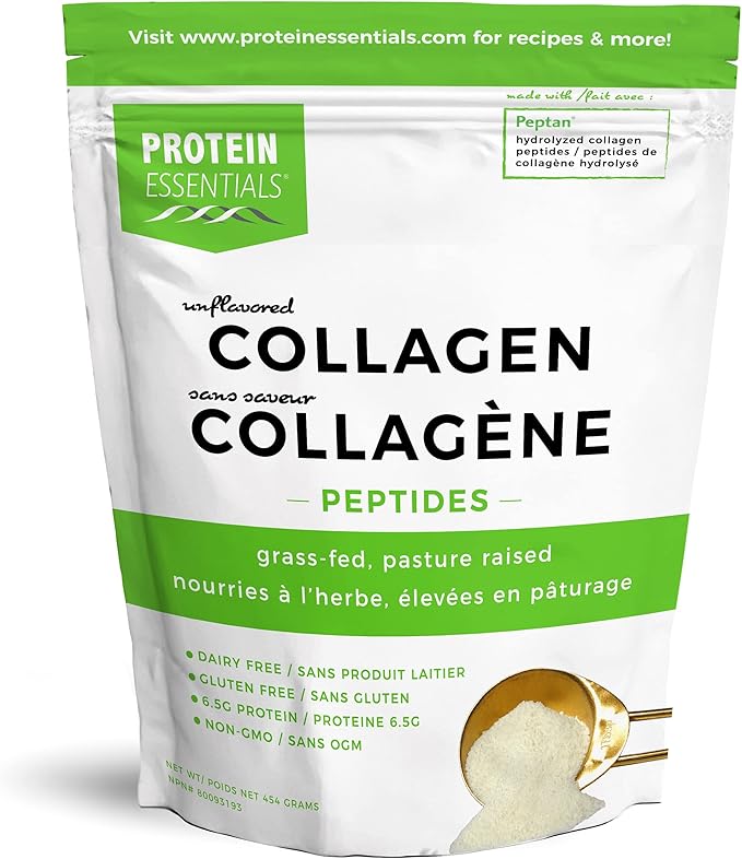 Collagen Peptides Powder, Grass-Fed, Paleo & 16 oz