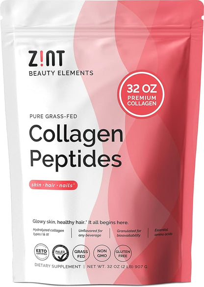 Zint Collagen Peptides Powder (32 oz):