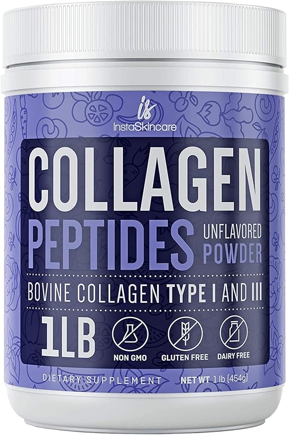 Collagen Peptides Powder for Women Hydrolyzed 1Lb