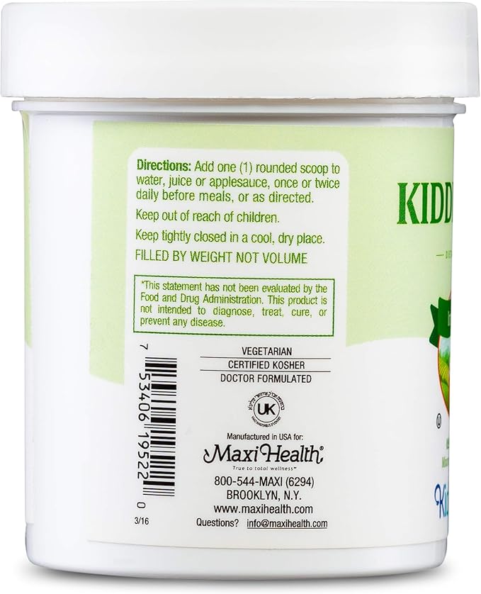 Maxi Health Kiddie Boost - Multivitamins - Children's Immune Support - Powder - Kosher, 0.95 Oz