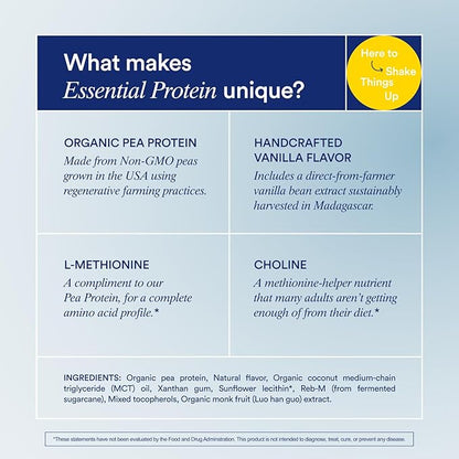 Ritual 50+ Vegan Protein Powder 20g Organic 3rd Party 1 Lbs