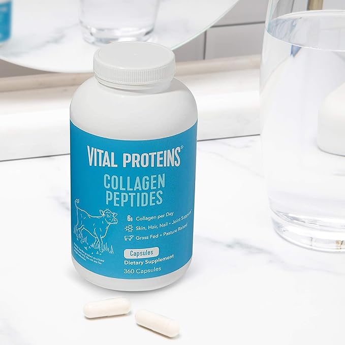Vital Proteins Collagen Pills Supplement (Type 360 Collagen 3300mg Serving