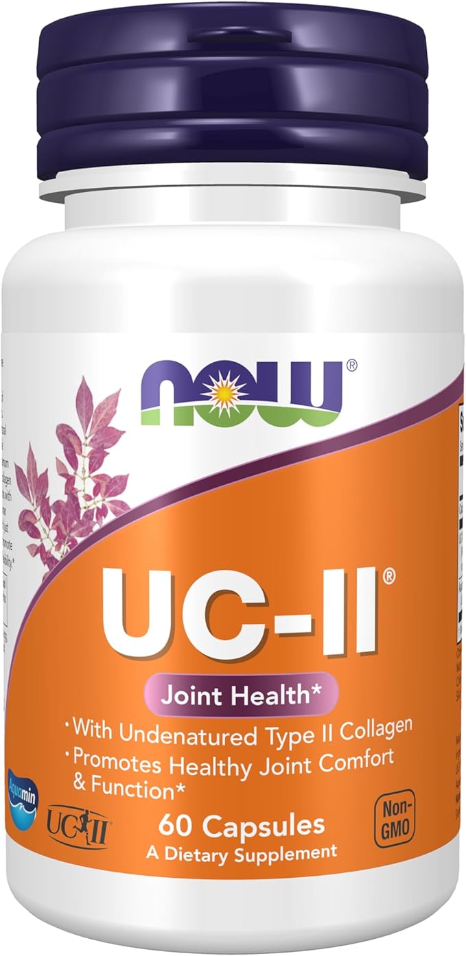 NOW Supplements, UC-II Type II Collagen 60 Veg