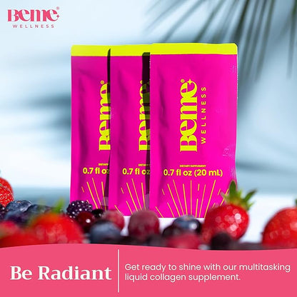 BeMe Liquid Collagen Drink, Be Radiant (Berry) 30 Sachets