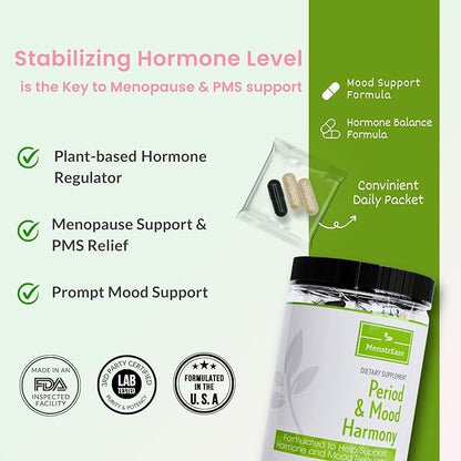 Mood Support & Hormone Balance &B6 Vitamins, 30 Serves
