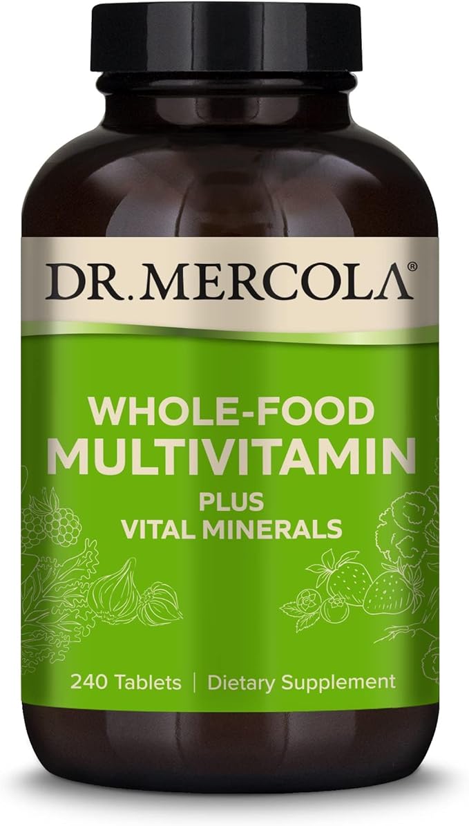 Dr. Mercola Whole Food Multivitamin Plus 30 Servings (240 Tablets)